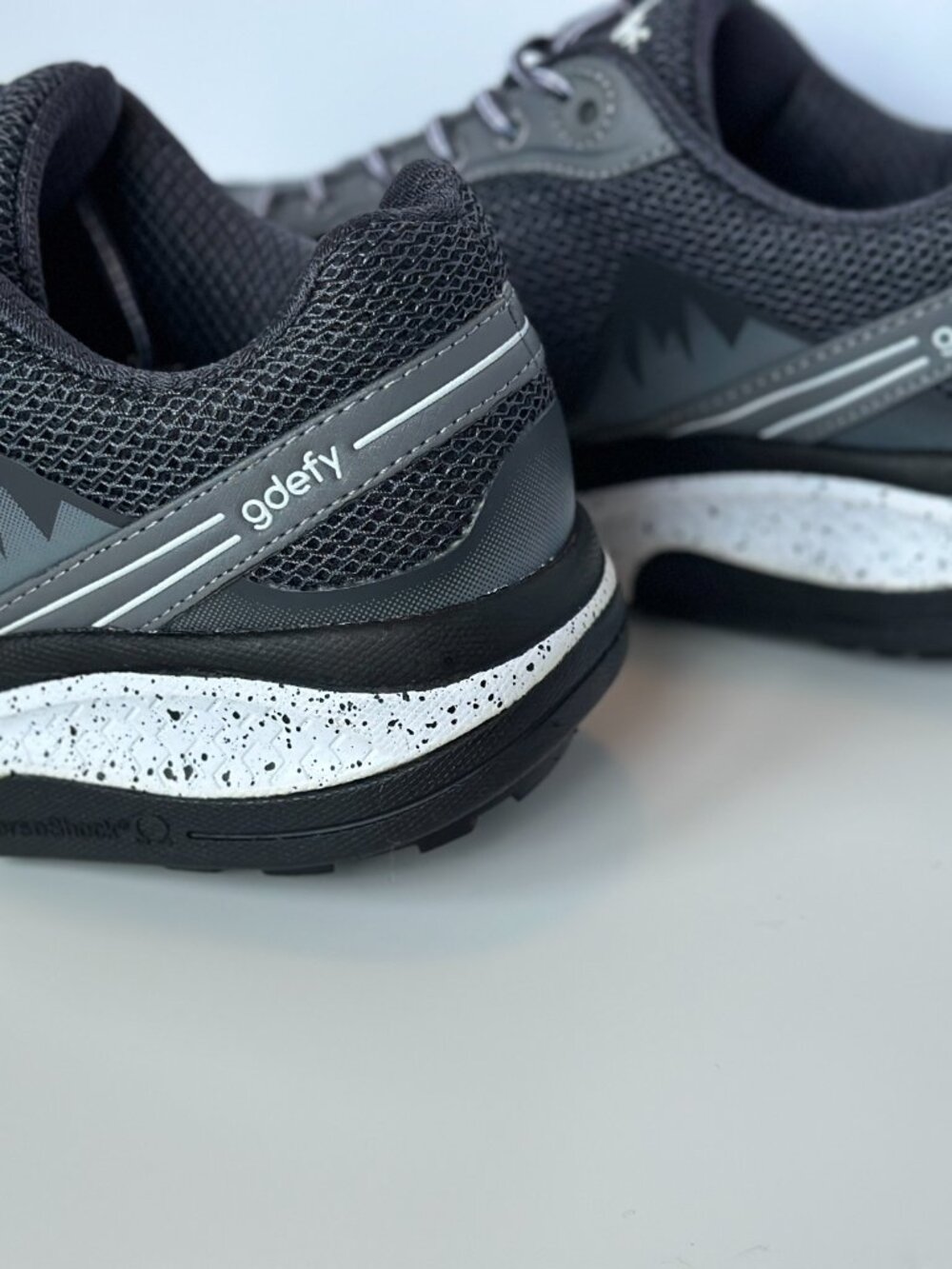 Gravity Defyer G-Defy Mighty Walk Black Gray VersaShock Shoes 10.5 - Picture 3 of 13